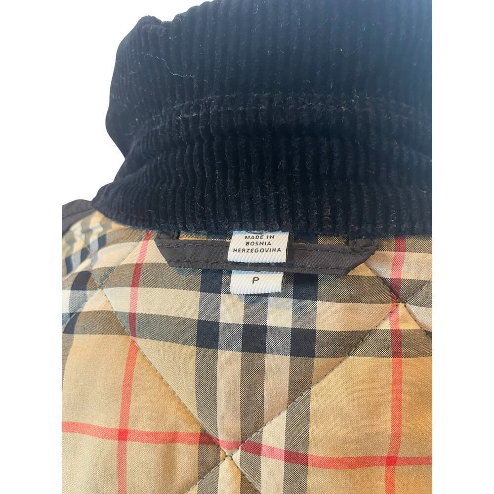 Burberry Coat Quilted Puffer Barn Jacket LOGO Cotswold Black House Check Plaid S - Picture 13 of 16